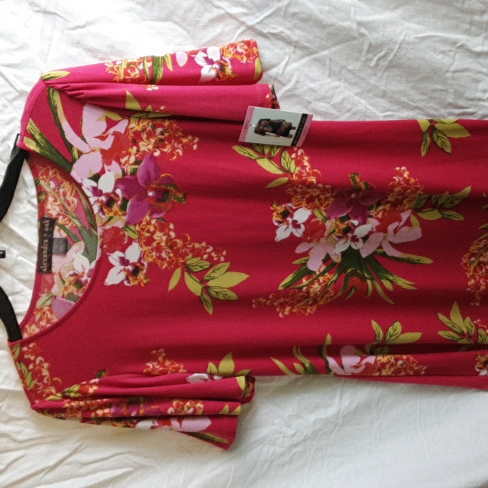 Alexandra and Oak Pink Floral Dress